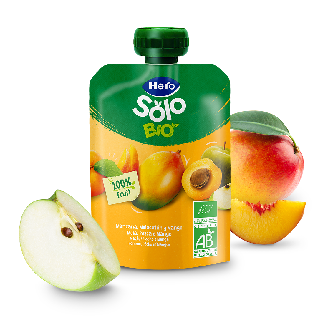 Saqueta Eco Hero Solo de Maçã, Pêssego e Manga