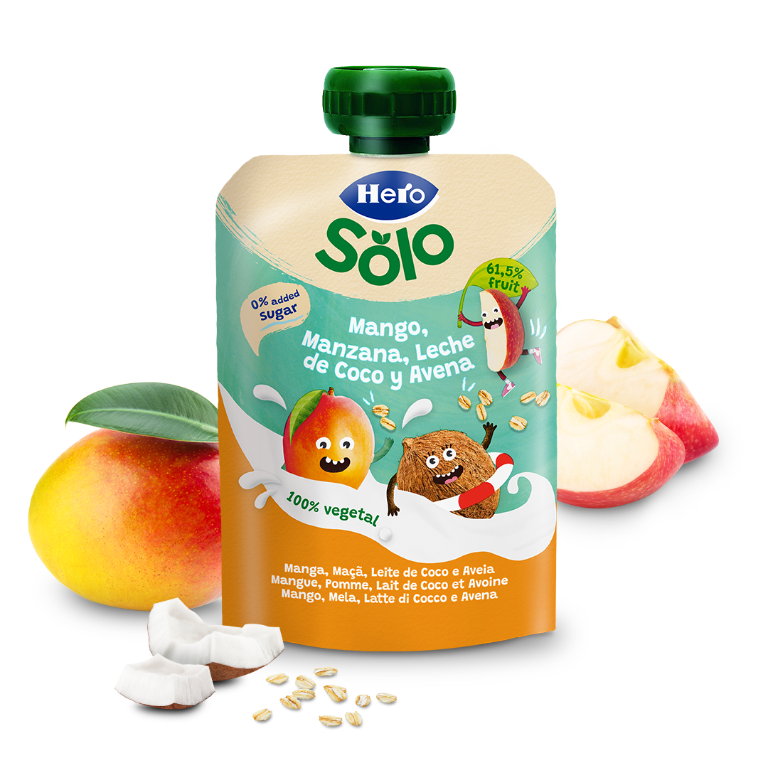 Bolsitas Mango Manzana Leche de Coco y Avena