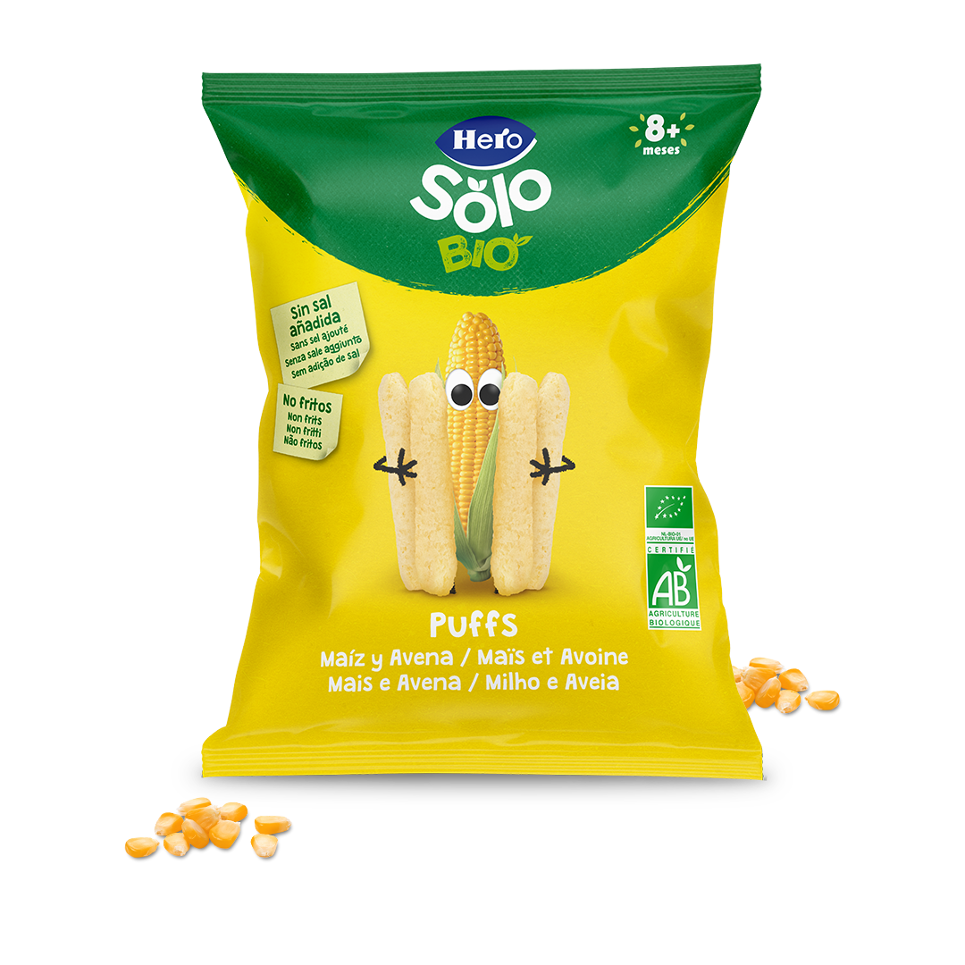 Snack Hero Solo Bio puff milho e aveia