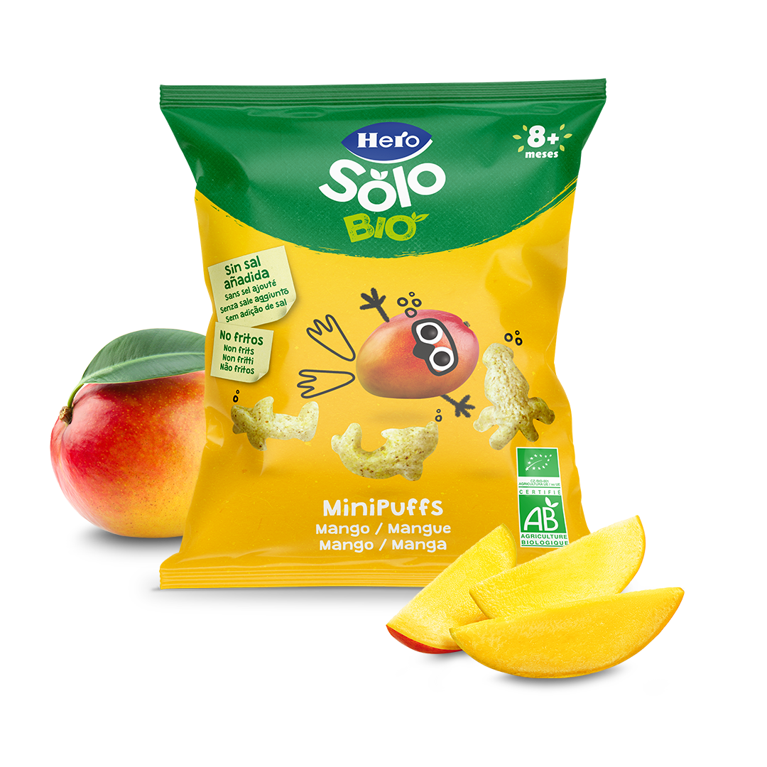 Snacks Hero Solo Bio minipuffs manga